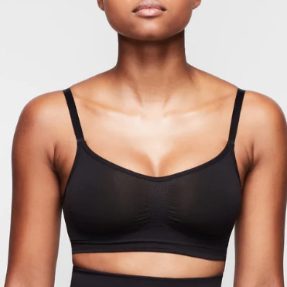 Skims Sculpting Bralette Onyx Black Small